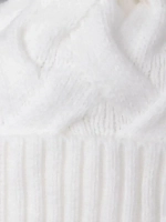 Шапка для девочки на завязках на осень