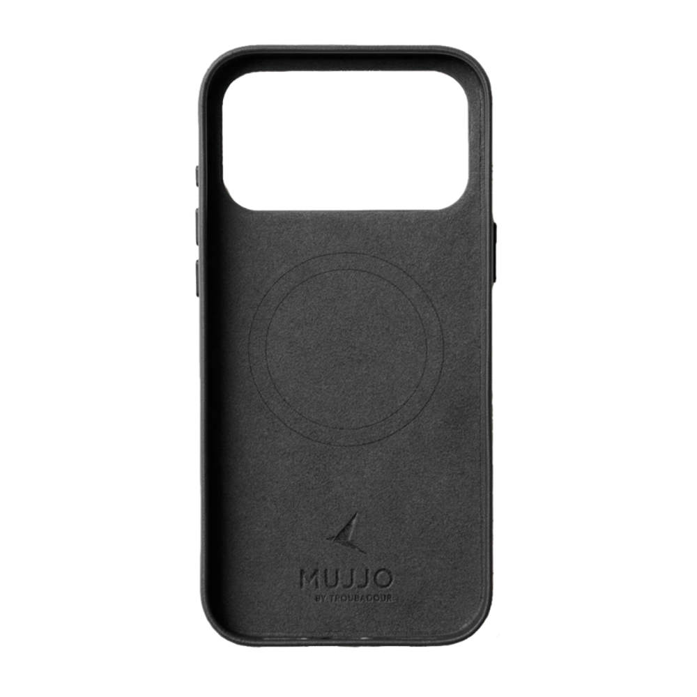 Кожаный чехол MagSafe Mujjo Full Leather Case для iPhone 17 Pro Max Чехол из натуральной телячьей велюровой цельнозерновой кожи с мелкозернистой фактурой и сенсорной накладкой для Контроллера камеры