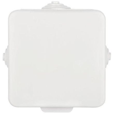 Коробка распаячная ОП КОР 65х65х50мм с гермовводами 4 входа IP54 Эра Б0037445