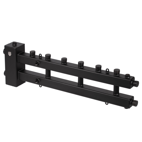 Блок коллекторный Royal Thermo на 3 (4) выхода (сверху/сбоку) стрелка 60 кВт, с кронштейнами