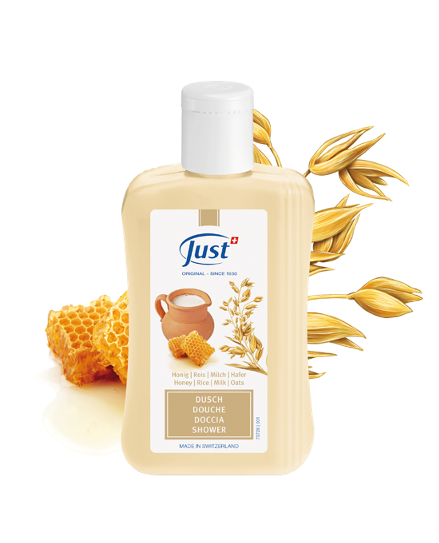 Just Гель для душа Рис, Мед, молоко «Douche Gel Honig/Reis/Milch» 250ml