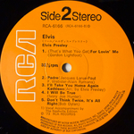 Elvis Presley ‎– Elvis (Япония 1973г.) Т