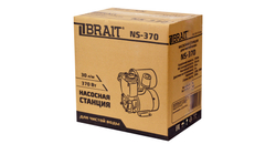 Станция насосная NS-370 Brait ( чугун, 370Вт, гидробак 2л, напор 30м, подача воды 30л/мин)