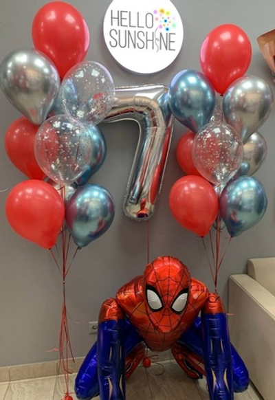 Набор шаров  «Человек-Паук»