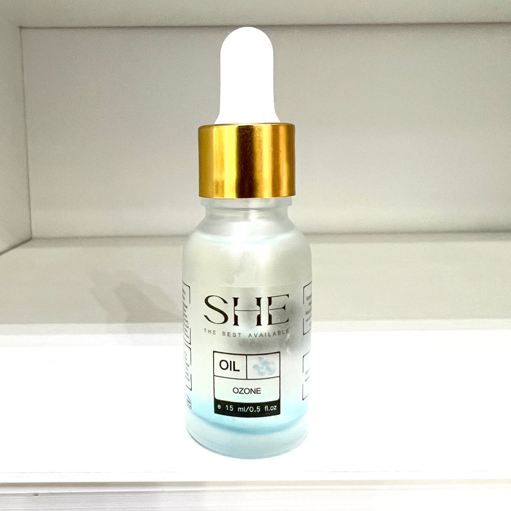 Сухое масло c шиммером  SHE OIL OZON 15 ml