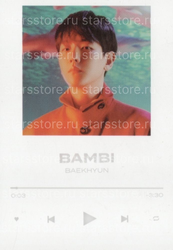 Фотокарта Baekhyun - Bambi Фотокарта Baekhyun - Bambi