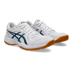 Кроссовки волейбольные мужские ASICS Upcourt 6 1071A104 100, р.13 (рос.46,5), бело-синий
