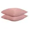 Набор из двух наволочек из сатина темно-розового цвета из коллекции essential, 70х70 см
