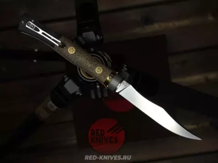 Складной нож Reptilian Кабальеро-02 сталь D2, рукоять G10 + микарта