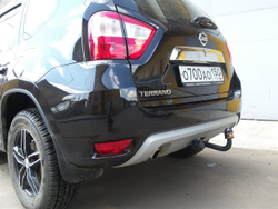 Фаркоп для Renault Duster (2010-)/ NISSAN TERRANO (2014-) (без электрики) (паспорт и сертификат) AvtoS.NS28