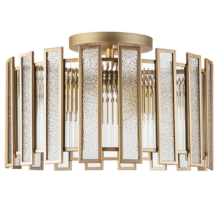 712052 Люстра AGAVE 5х40W E27 ШАМПАНЬ/ПРОЗРАЧНЫЙ