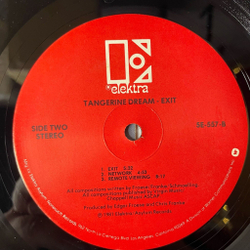Винтажная виниловая пластинка LP Tangerine Dream Exit (USA 1981) Kiew Mission