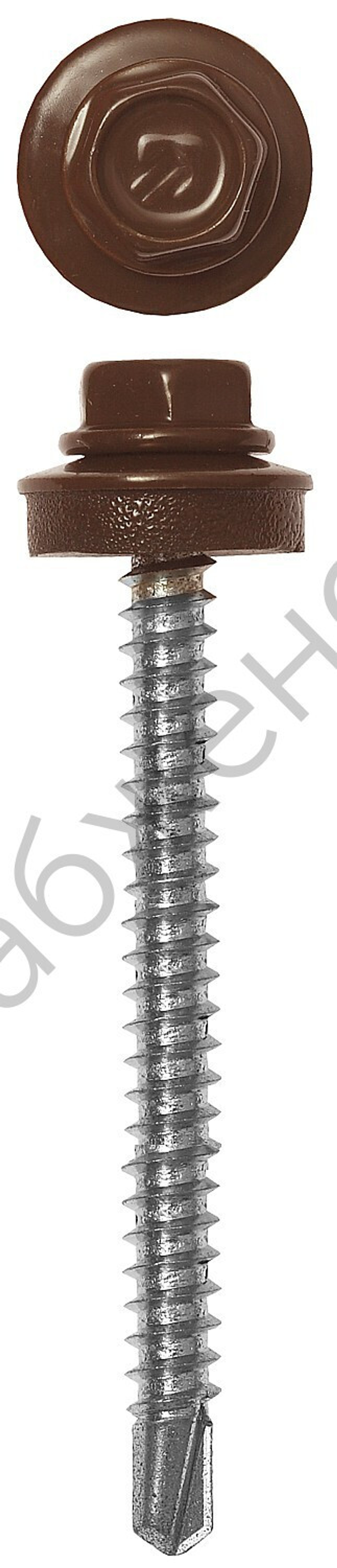 ЗУБР СКД 8017 35 х 4.8 мм, шок.-коричн., кровельный саморез, 1800 шт (4-300310-48-035-8017)