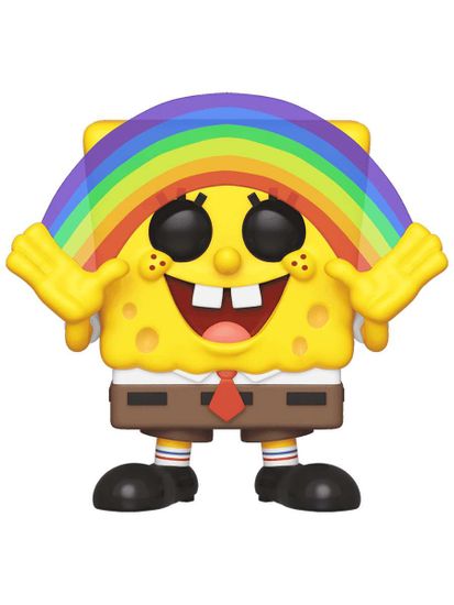 Фигурка Funko POP! Animation Spongebob SquarePants S3 Spongebob Rainbow (558) 39552 / Фигурка Фанко ПОП! по мотивам мультсериала "Губка Боб Квадратные Штаны", Спанч Боб