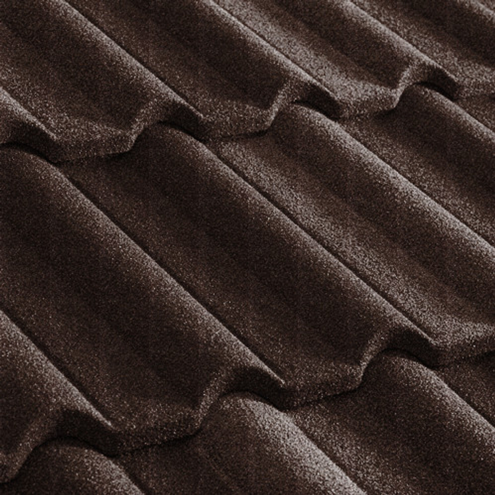 Черепица композитная Metrotile Gallo коричневая