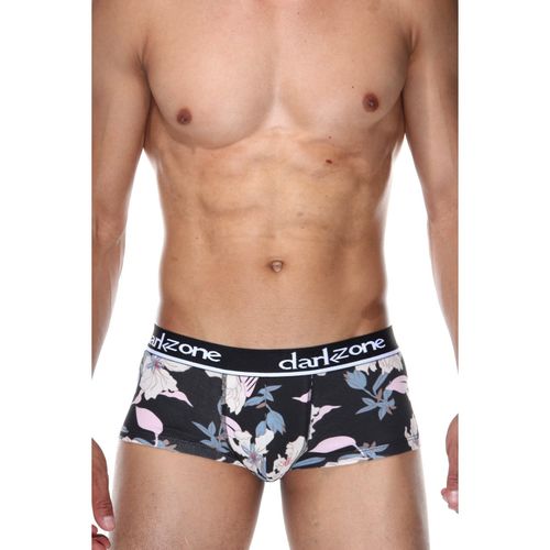 Мужские трусы хипсы черные с принтом DARKZONE DZN3312