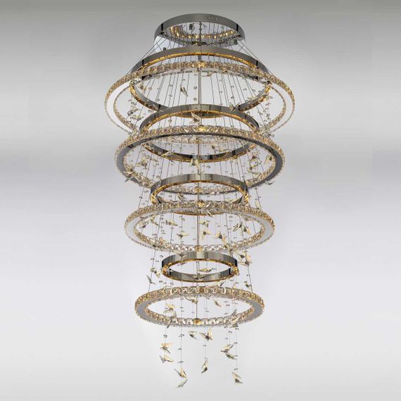 Люстра хрустальная с пультом Citilux ETERA CL322090