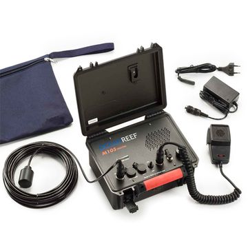 Наземная 2-х канальная аудиостанция беспроводной подводной связи Oceanreef M-105D DC с индикатором заряда батареи