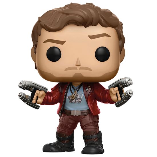 Фигурка Funko POP! Bobble Marvel Guardians Of The Galaxy 2 Star-Lord (198) 12784 / Фигурка Фанко ПОП! по мотивам вселенной "Марвел", Звёздный Лорд