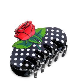 MR- 05 Заколка-краб для волос «Роза» Mark Rita