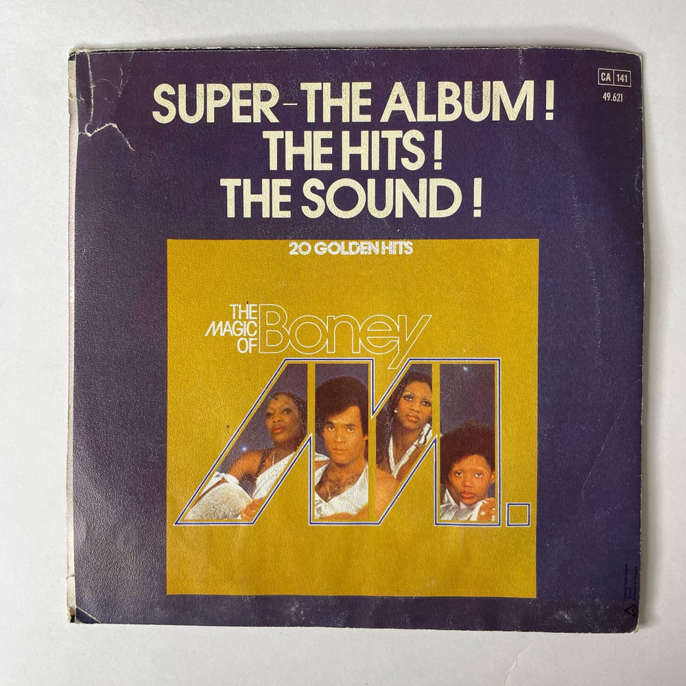 Винтажная виниловая пластинка 7 дюймов (маленькая пластинка) Boney M. My Friend Jack / I See A Boat On The River (Франция 1980)