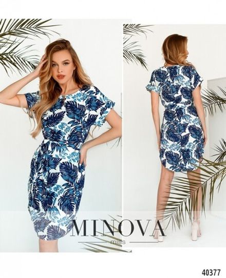 Платье 2001-Синий Minova Фото 1