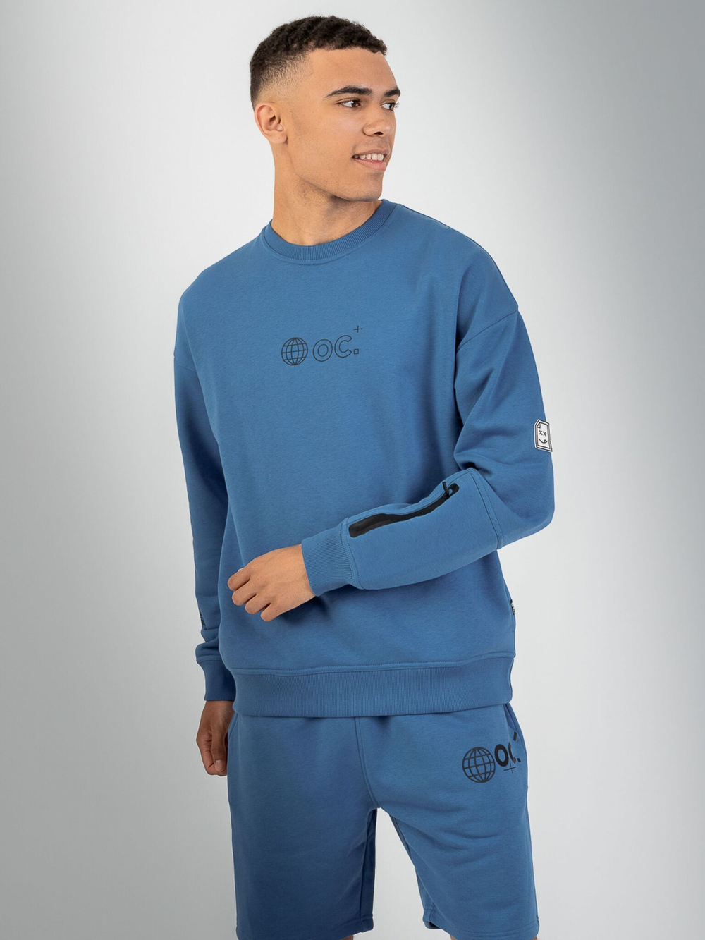 Свитшот мужской ORIGINAL CREATOR GLOBE SWEATSHIRT, Синий