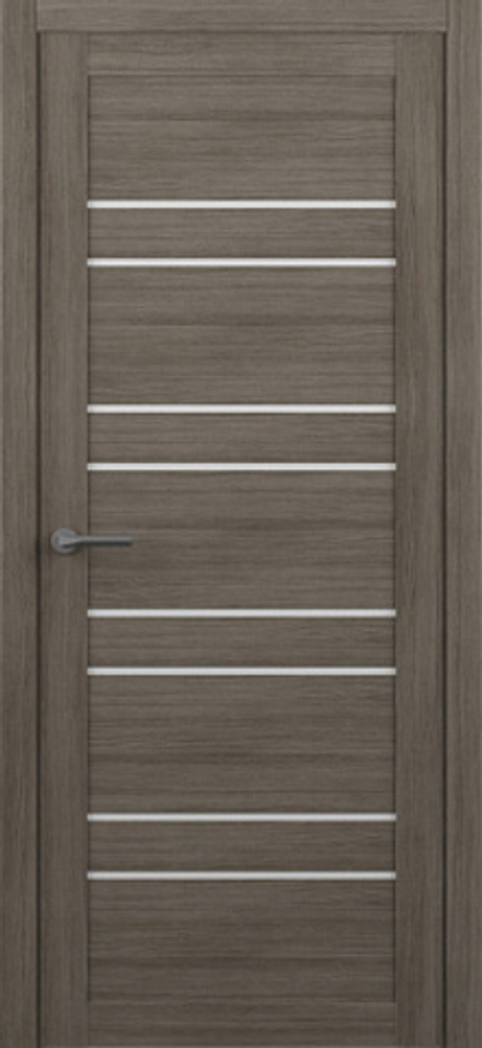 Межкомнатные двери Дублин, Эко-шпон, Кедр серый