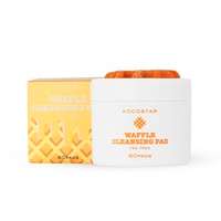 Очищающие диски для лица с экстрактом чайного дерева Kocostar Waffle Cleansing Pad 60шт