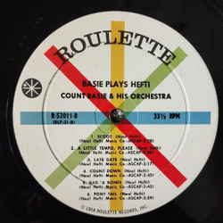 Винтажная виниловая пластинка LP Count Basie and His Orchestra Basie Plays Hefti (USA 1958)