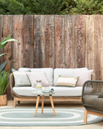 Приставной стол livy каучуковый цемент серый