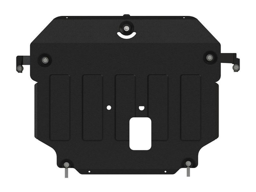 Защита картера двигателя, КПП (2 мм, сталь) для Hyundai Tucson 2018-2021 (V = 1.6 AT AWD; 2.0d AT AWD; 2.0 AT AWD; 2.0 AT FWD), Kia Sportage 2018-2022 (V = 2.4 AT; 2.0 CRDi AT) Sheriff.10.4041