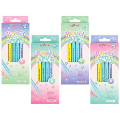 Фломастеры 6цв на водной основе