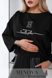 Костюм 693-5393-черный Minova