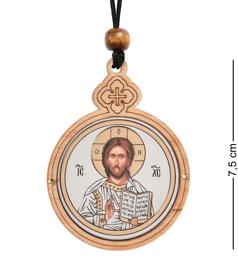 КФ-303/1 Подвеска в машину деревянная «Иисус Христос»
