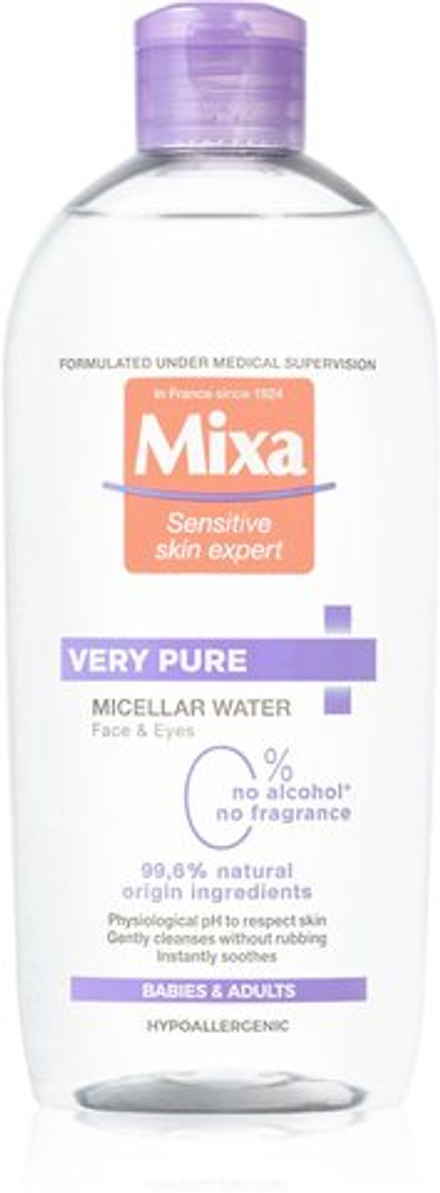 MIXA Very Pure - мицеллярная вода /   400  ml  / GTIN 3600551020099