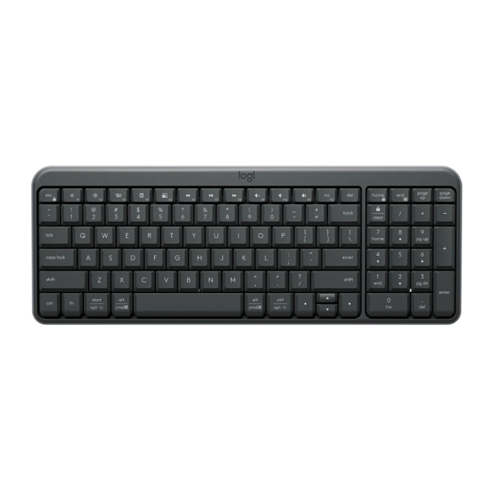Клавиатура Logitech K250 Compact, Graphite (мембранная, беспроводная Bluetooth)
