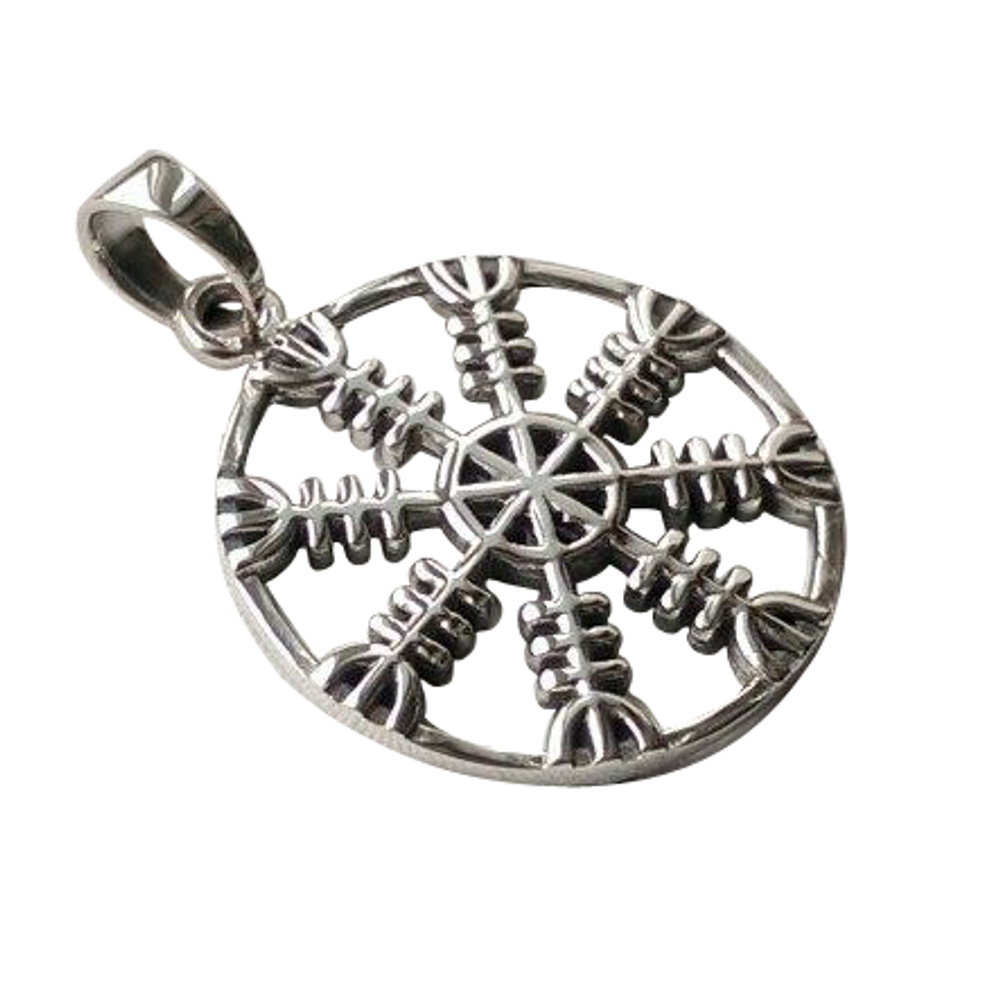 Скандинавский оберег Шлем ужаса МОС-24