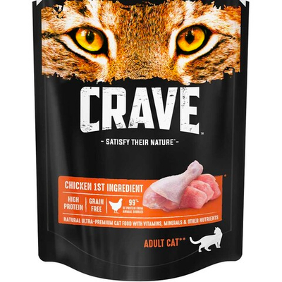 Crave Cat 70г (курица) - консервы пауч для кошек