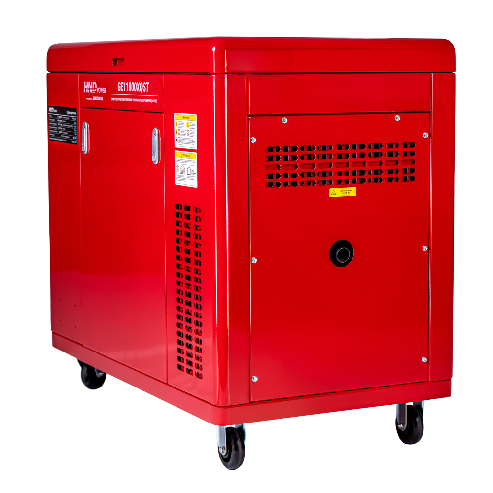 Генератор бензиновый HND (Honda) GE 11000 XQST (в шумозащитном кожухе)