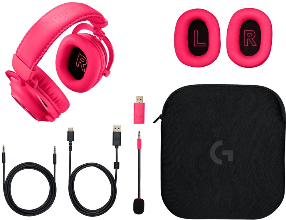 Наушники Logitech G Pro X 2 розовый