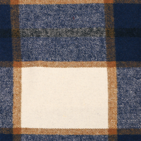 Ткань рубашечная фланель 260 г/м² 80% полиэстер, 20% хлопок шир.150 см  цв.46 синий