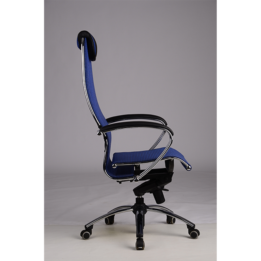 Эргономичное офисное кресло "SAMURAI S1" (синяя сетка), Метта, г.Уфа