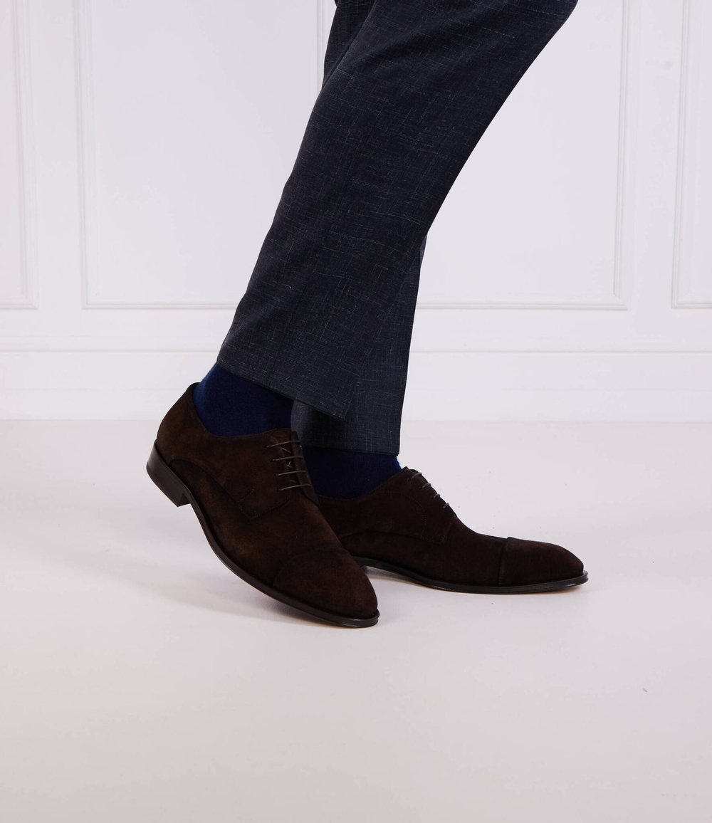 Кожаные дерби derrek BOSS BLACK - коричневый(50493482)