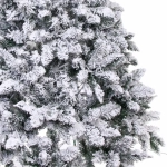 Ёлка «Снежные огни» 210 см, ПВХ с белым напылением 310 ламп LED (1222 ветки)