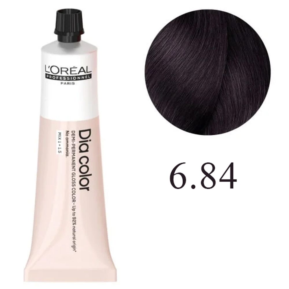 L&#39;Oreal Professionnel Dia Color 6.84 - Краситель 60 мл