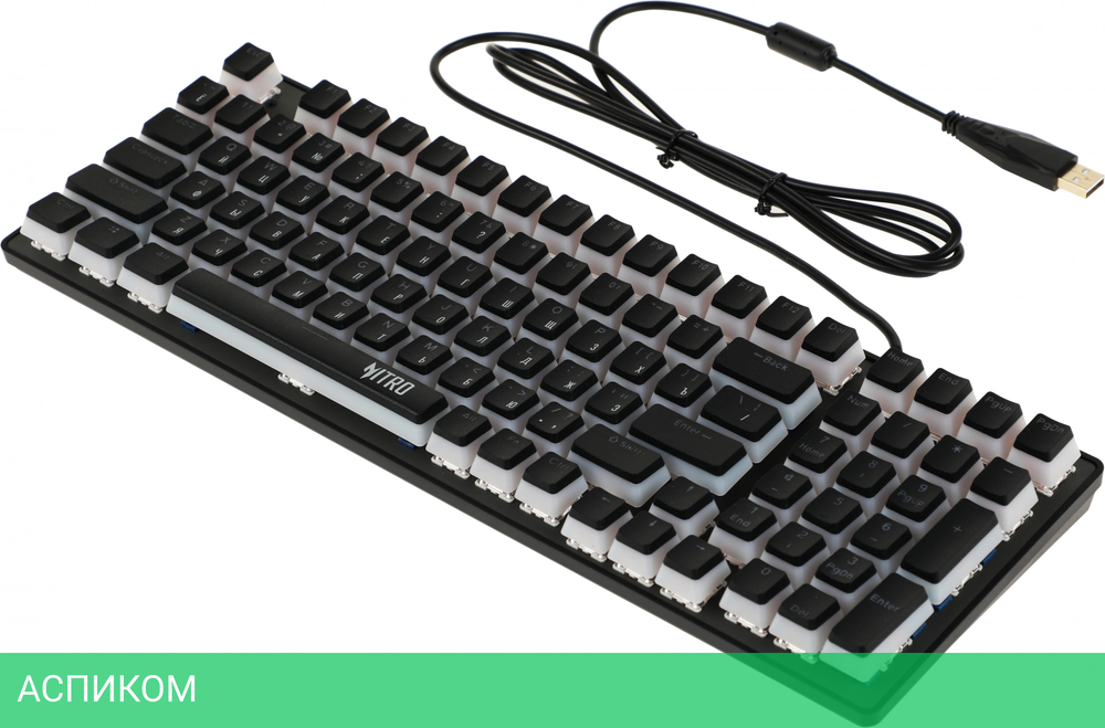 Клавиатура Acer Nitro OKW303 черный (ZL.KBDCC.01D)