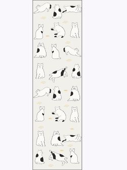 Наволочка комплект 2шт Сказка "Котики на сером" 40х60 см, перкаль