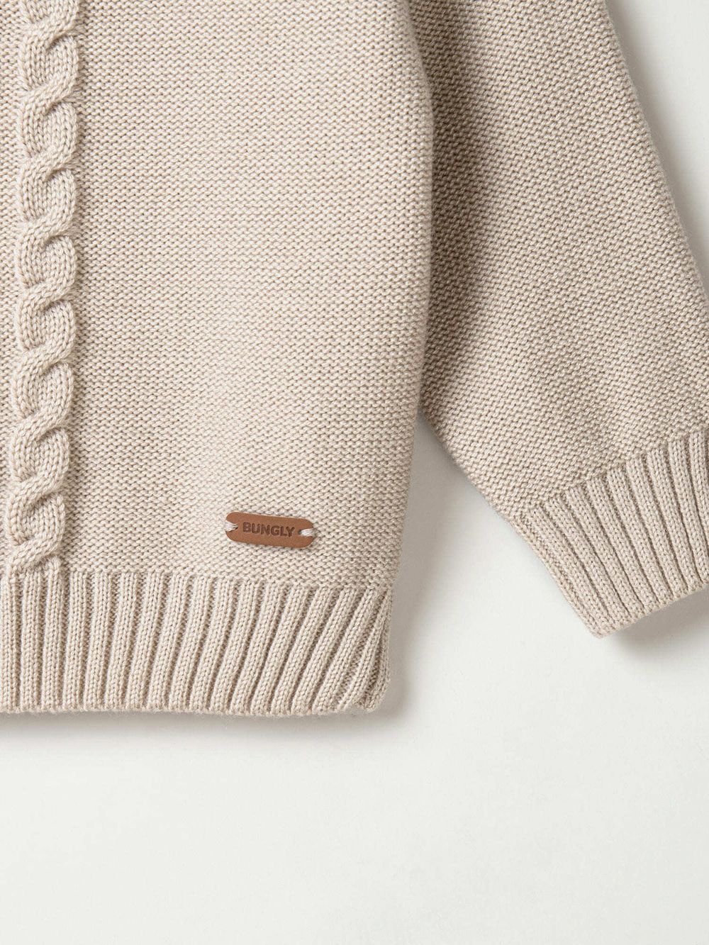 Джемпер вязаный "Серая дымка"