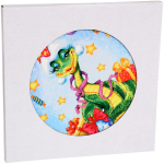 Подставка под горячее керамика 16см «Красавица змейка Несси»